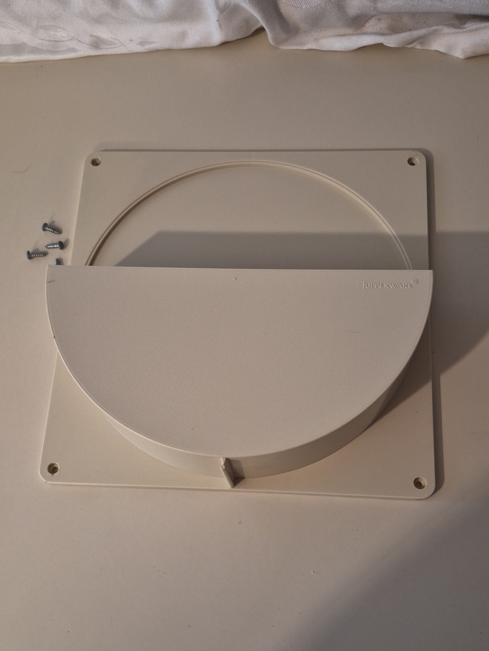 Vintage Tupperware Seal/Lid Cabinet Door Holder Organizer With Mounting Screws